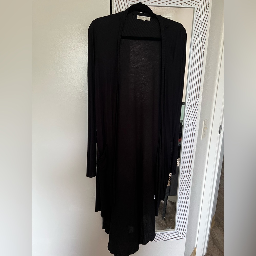 Joah Brown long black sweater OS